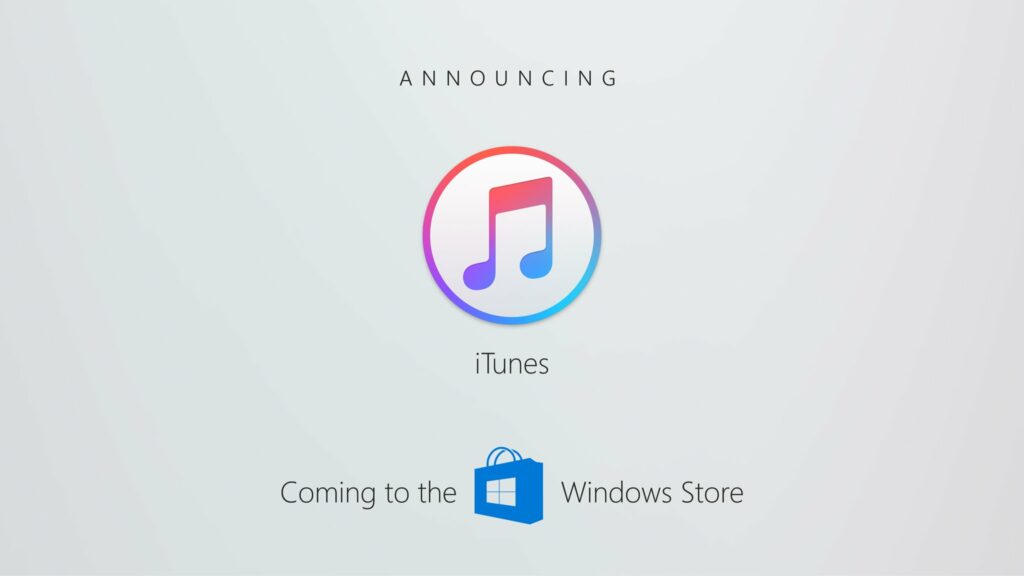 Die Hölle friert zu, oder auch: iTunes kommt in den Windows Store!