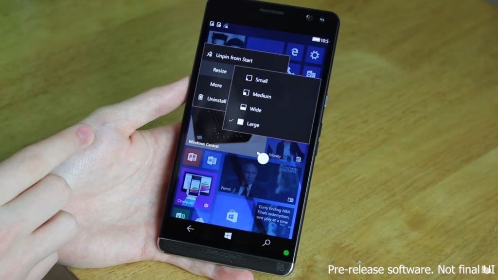 CShell für Windows 10 Mobile in arbeit