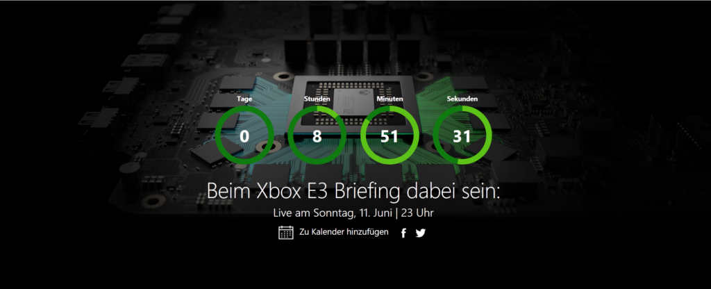 Heute ist es soweit Xbox E3-Pressekonferenz mit Live Stream