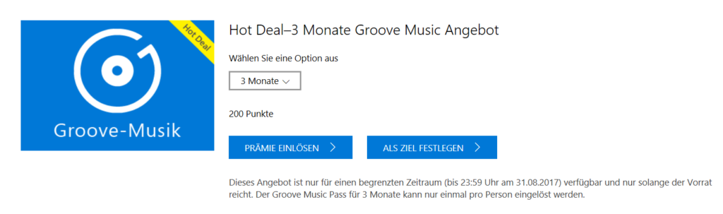 Hot Deal: erneut Groove Music Pass für 1 oder 3 Monate