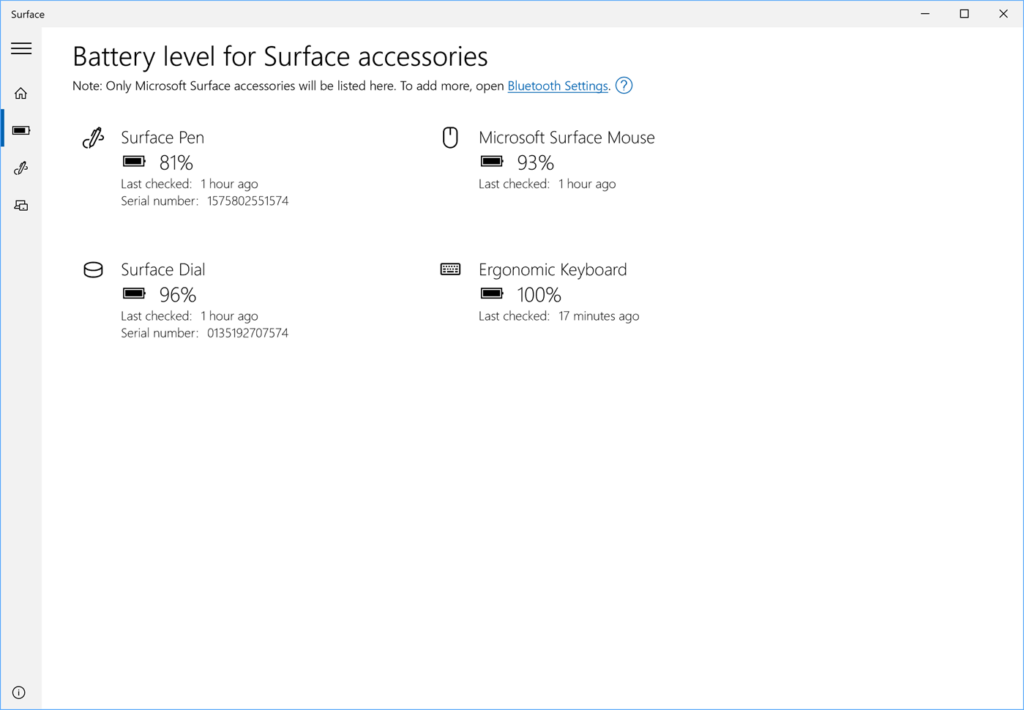 App Update: Surface App nun mit Akku-Details Seite