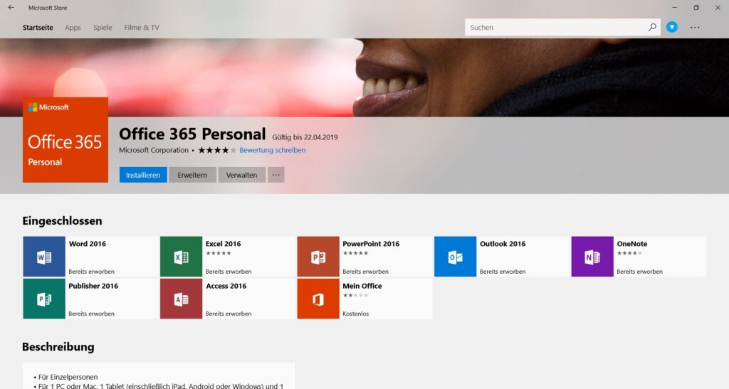 Office 365 Store Version verlässt Preview Status