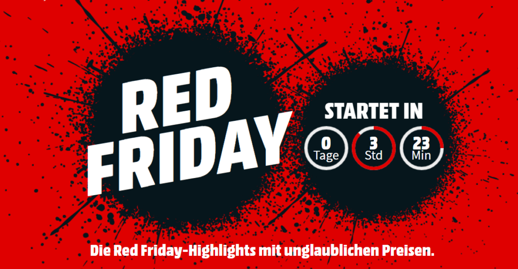 Red Friday Sale bei MediaMarkt