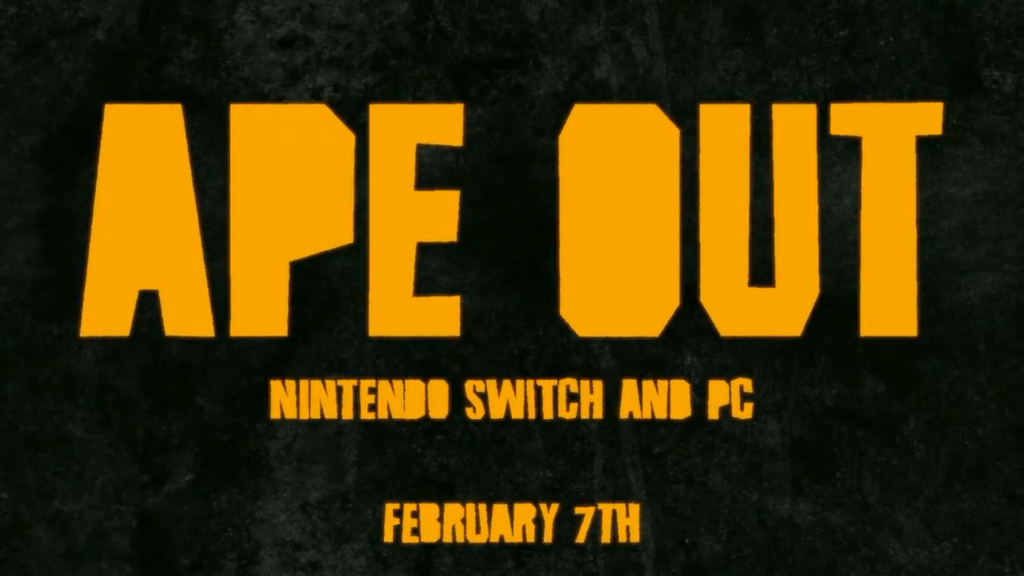 Ape Out erscheint im Februar 2019 für PC