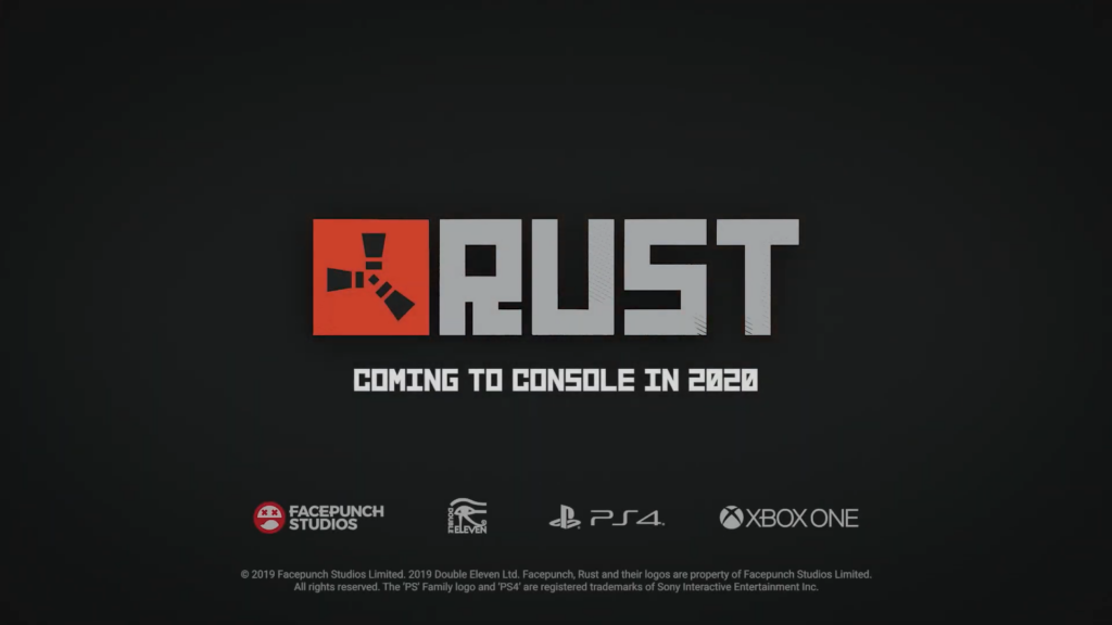 Survival-Actionspiel Rust erscheint 2020 für Xbox One und PS4
