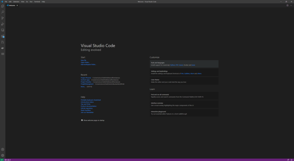 Visual Studio Code Update - Version 1.49 verfügbar