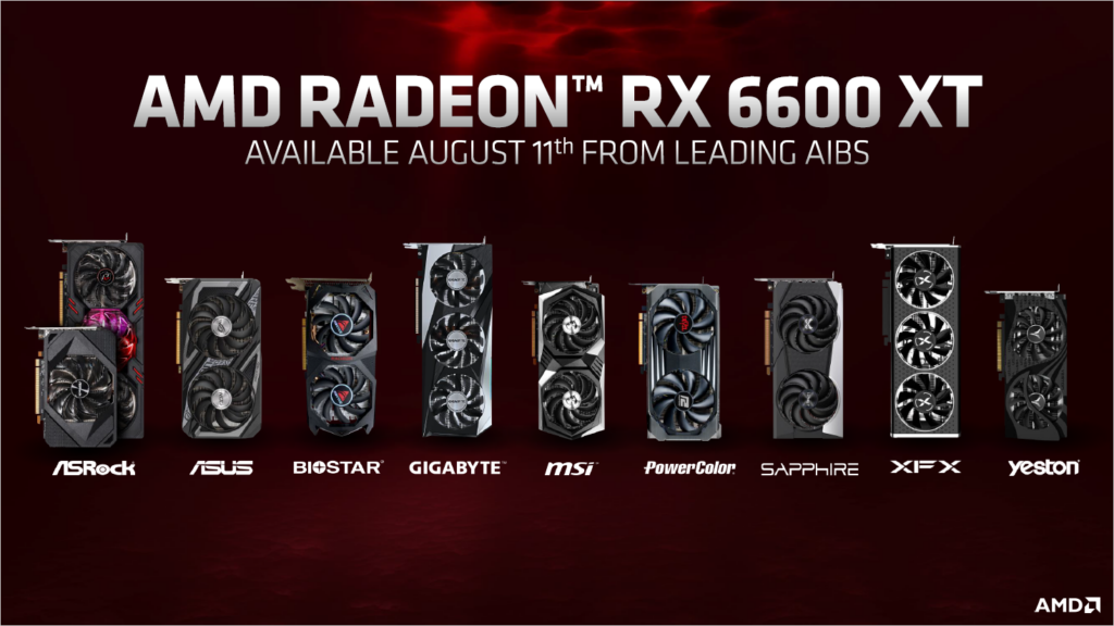 AMD Radeon RX 6600 XT vorgestellt