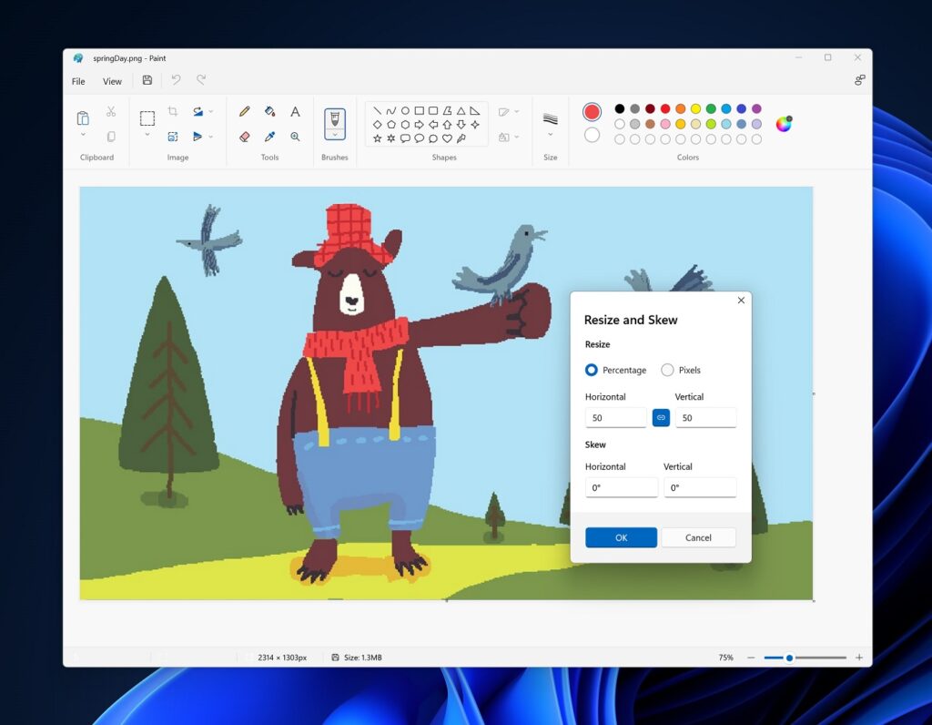 Neues Paint-App-Update mit Verbesserungen für Windows 11 Insider