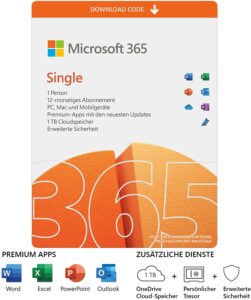 Office Deal: 15 Monate Microsoft 365 Single + Virenschutz ab 47 Euro