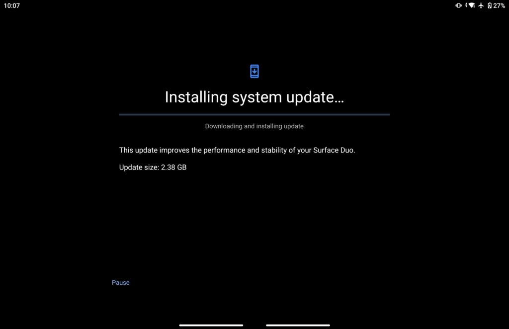 Surface Duo Update im Januar 2022 bringt Android 11